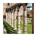 Trademark Fine Art Philippe Hugonnard 'Dolce Vita Rome 3 Architecture Columns' Canvas Art, 18x18 PH01341-C1818GG